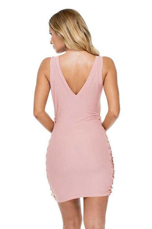 Luli Fama Mambo Open Sides Bodycon Dress